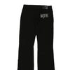 Versace Jeans Couture Wide Leg Trousers - 28W UK 8 Black Silk