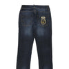 Just Cavalli Embroidered Jeans - 27W UK 8 Blue Cotton