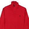 Vintage red Ralph Lauren 1/4 Zip - mens small