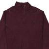 Vintage burgundy Ralph Lauren 1/4 Zip - mens xx-large