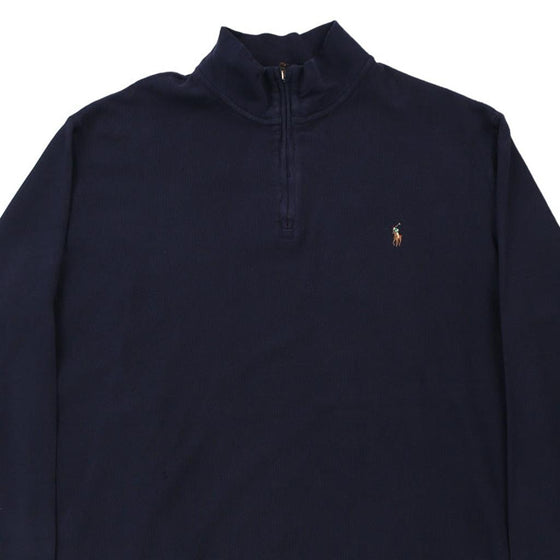 Vintage navy Ralph Lauren 1/4 Zip - mens x-large