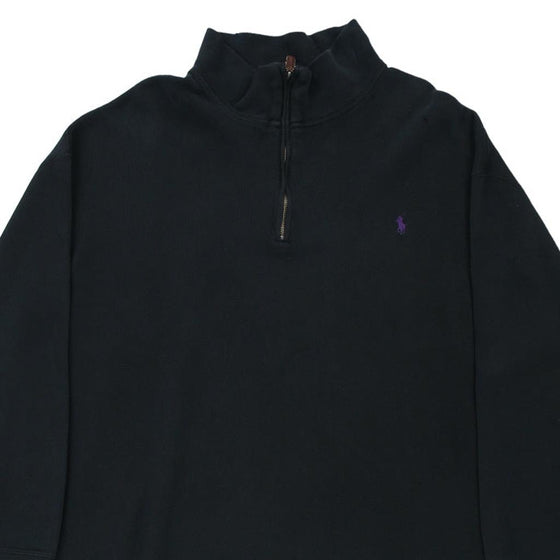 Vintage black Ralph Lauren 1/4 Zip - mens xx-large