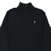 Vintage black Ralph Lauren 1/4 Zip - mens large