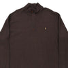 Vintage brown Ralph Lauren 1/4 Zip - mens xx-large