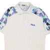 Vintage white Fila Polo Shirt - mens large