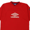 Vintage red Umbro T-Shirt - mens x-large