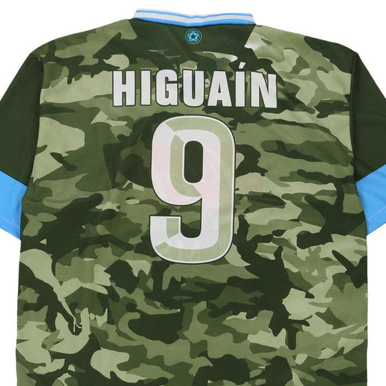 Vintage camo SSC Napoli Replica Football Shirt - mens x-large