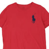 Ralph Lauren T-Shirt - Medium Red Cotton