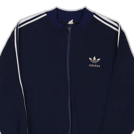 Vintage navy 1970s Adidas Track Jacket - womens x-large