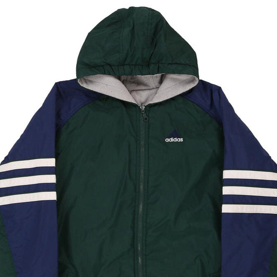 Vintage green Adidas Jacket - mens x-large