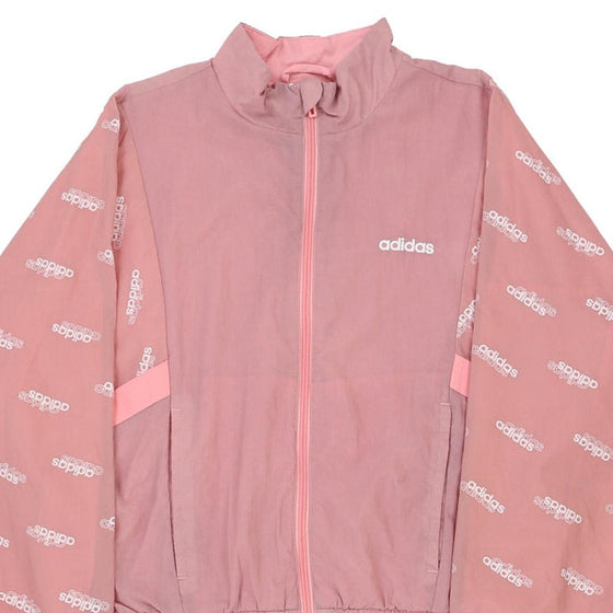 Vintage pink Adidas Jacket - womens small