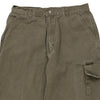 Vintage khaki Reworked Carhartt Cargo Trousers - womens 28" waist