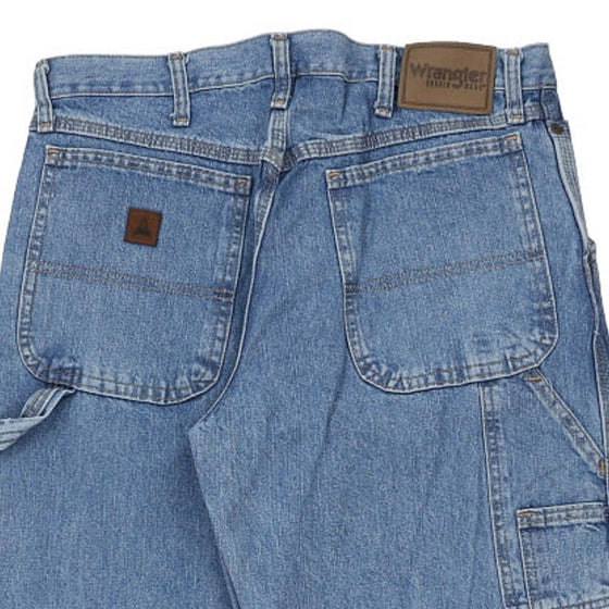 Vintage blue Wrangler Carpenter Jeans - mens 34" waist