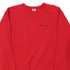 Vintage red Champion Sweatshirt - mens x-large