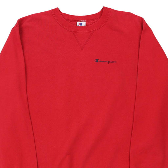 Vintage red Champion Sweatshirt - mens x-large