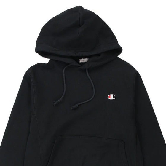 Vintage black Reversed Weave Champion Hoodie - mens small