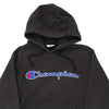 Vintage black Champion Hoodie - mens medium