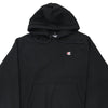 Vintage black Reversed Weave Champion Hoodie - mens large