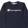 Vintage navy Champion Sweatshirt - mens small