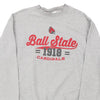 Vintage grey Ball State Cardinals Champion Sweatshirt - mens large