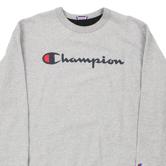 Vintage grey Champion Sweatshirt - mens x-large