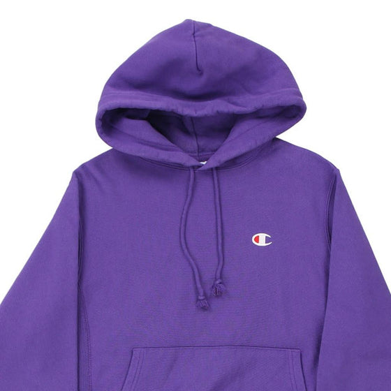 Vintage purple Reversed Weave Champion Hoodie - mens small