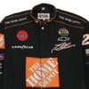 Vintage black Tony Stewart Chase Authentics Jacket - mens large