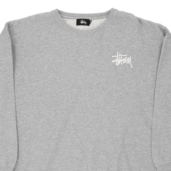 Vintage grey Stussy Sweatshirt - womens x-large