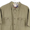 Vintage khaki Dockers Short Sleeve Shirt - mens x-large