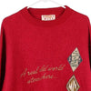 Vintage red S.Moritz Jumper - mens x-large