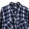 Vintage navy Primo&Secondo Flannel Shirt - mens xxx-large