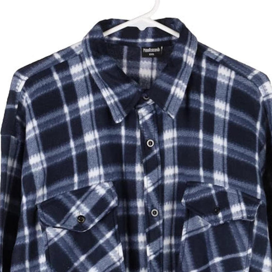 Vintage navy Primo&Secondo Flannel Shirt - mens xxx-large