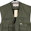 Vintage khaki Esse Emme Gilet - mens large