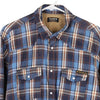 Vintage blue Jack & Jones Flannel Shirt - mens large