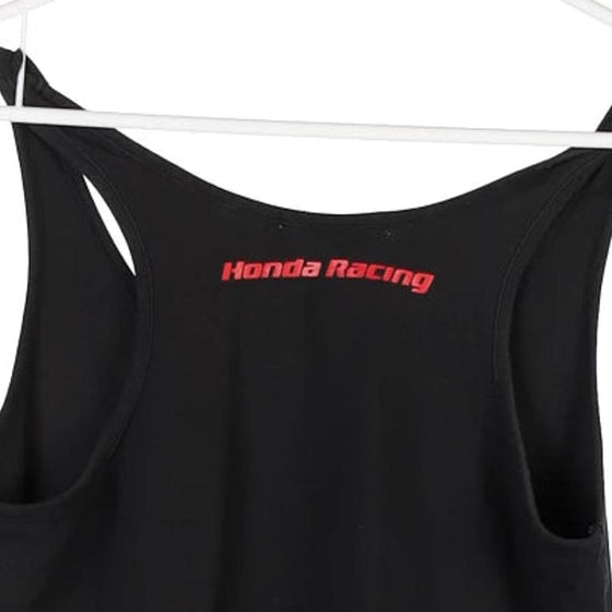 Vintage black Honda Gas Vest - womens x-large