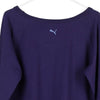 Pre-Loved purple Puma Sweatshirt - womens large