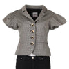 Vintage grey Cheap & Chic Moschino Jacket - womens small