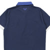 Ea7 Polo Shirt - Medium Navy Cotton Blend