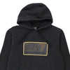 Ea7 Spellout Hoodie - Small Black Cotton