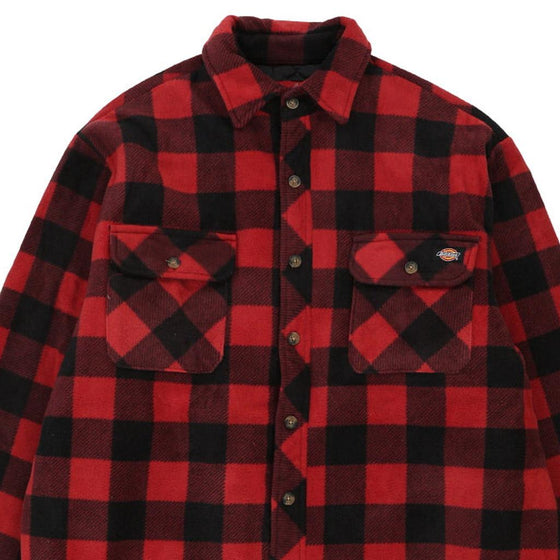 Vintage red Dickies Flannel Shirt - mens large