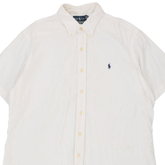 Vintage white Ralph Lauren Shirt - mens x-large