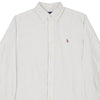 Vintage white Ralph Lauren Shirt - mens medium