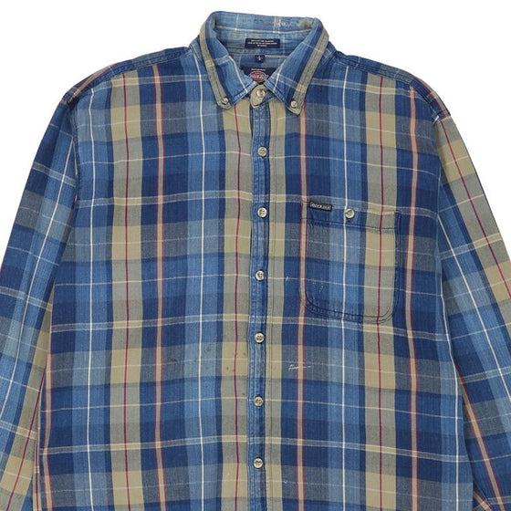 Vintage blue Dickies Flannel Shirt - mens large