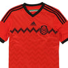 Vintage red Age 15-16, Mexico Adidas Football Shirt - boys large