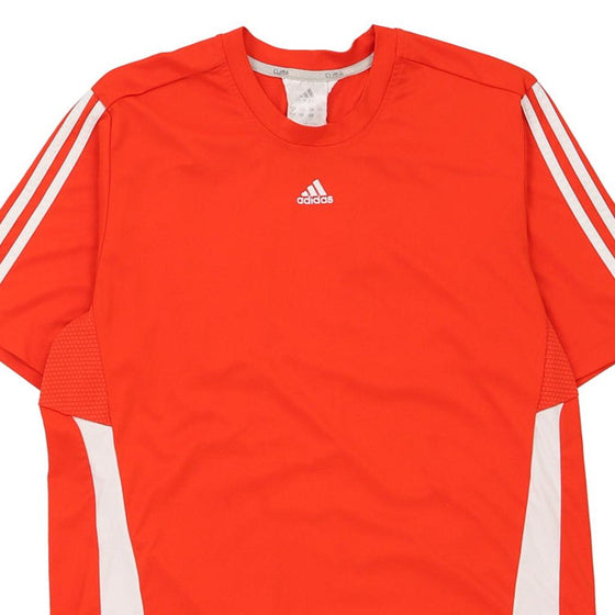 Vintage orange Adidas Sports Top - mens medium