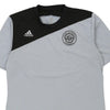 Vintage grey Pacific Lutheran Univeristy Adidas Football Shirt - mens large