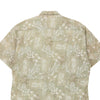 Vintage beige Campia Patterned Shirt - mens x-large