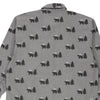 Vintage grey Made in U.S.A. True Grit Patterned Shirt - mens medium