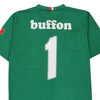 Vintage green Italia Replica Football Shirt - mens small