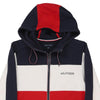 Vintage block colour Tommy Hilfiger Hoodie - mens small